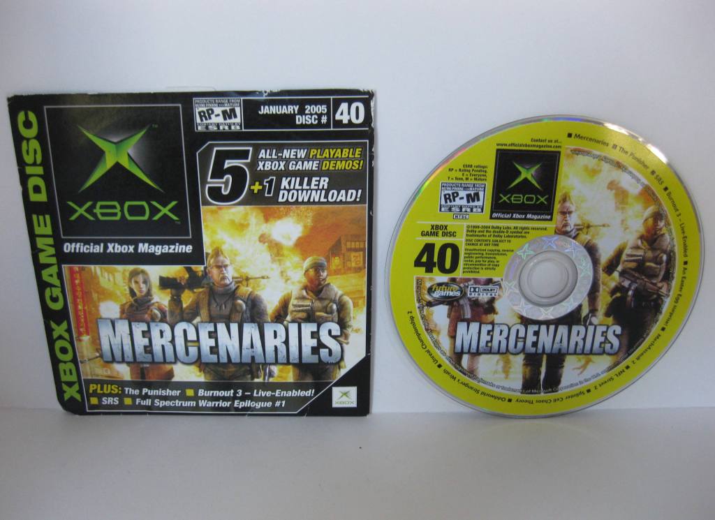 Xbox Demo Disc #40 Jan 2005 - Mercenaries - Xbox Game